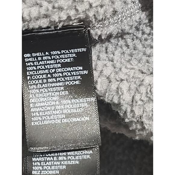 The North Face Men's Gray Gordon Lyons Fleece Knit Quarter-Zip Pullover Size L - Picture 6 of 6